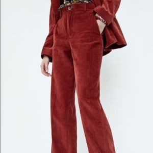 ZARA Womens Corduroy Pants